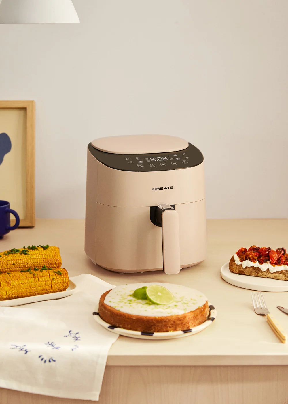 Airfryer met grote mand